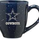 Rico Industries NFL Football 16 oz Team Color Laser Engraved Speckled Ceramic Coffee Mug