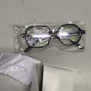 ICARA Personality Square Round Reading Glasses for Men Women,Computer Glasses Anti UV Readers (Black, 1.5)