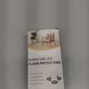 32 Pcs Silicone Chair Leg Floor Protectors for Hardwood Floors, Brown Felt Bottom Chair Leg Covers, Free Moving Table Leg Covers, Stool Leg Protectors CapsLarge fit : 1.3'' - 2''