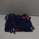 Two Piece Sets for Women Plus Size Vacation Outfits, Boho Chic Travel Outfits with Crop Top and Wide Leg Pants (1X, Blue)