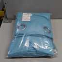 NICETOWN Triple Weave Thermal Insulated Ring Top Blackout Window Curtains for Bedroom (Double Panels, 42 inches x 84 inches, Blue)