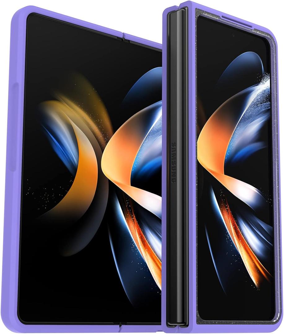 OtterBox Thin Flex Series case for Samsung Z FOLD4 - Sparkle Purplexing (Purple/Clear Glitter)