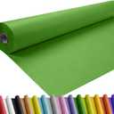 SMART&CASUAL 48" x 1,500" (125') Medium Green Kraft Craft Paper Roll for Gift Wrapping Bulletin Board Bouquet Flower Art Packing Parcel Table Covering 80GSM 55LB (Medium Green, 48" x 125')