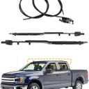 Sunroof Glass Cables Track Repair Kit, Compatible with 2015-2020 Ford F150 F250 F350 F450 / Lincoln Navigator, Roof Window Wire and Track Guide, Replace# FL3Z16502C22, FL3Z-1651071-A, FL3Z-1651071-B