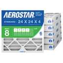Aerostar 24x24x4 MERV 8 - 6 Count - High Efficiency Pleated HVAC, Furnace & Air Conditioner Filters - Removes Dust, Lint, Mold & Allergy-Causing Pollen