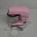 Kitchen in the box Stand Mixer,3.2Qt Small Electric Food Mixer,6 Speeds Portable Lightweight Kitchen Mixer for Daily Use with Egg Whisk,Dough Hook,Flat Beater (Pink)