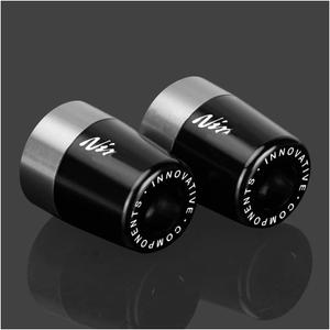 Handlebar Grip End For Ninja 250 300 400 650 1000 400R 250R 250SX 1000SX H2R ZX14R ZX10R ZX6R Motorcycle CNC Aluminum Handlebar Bar Ends Plug Balance Pad Accessories