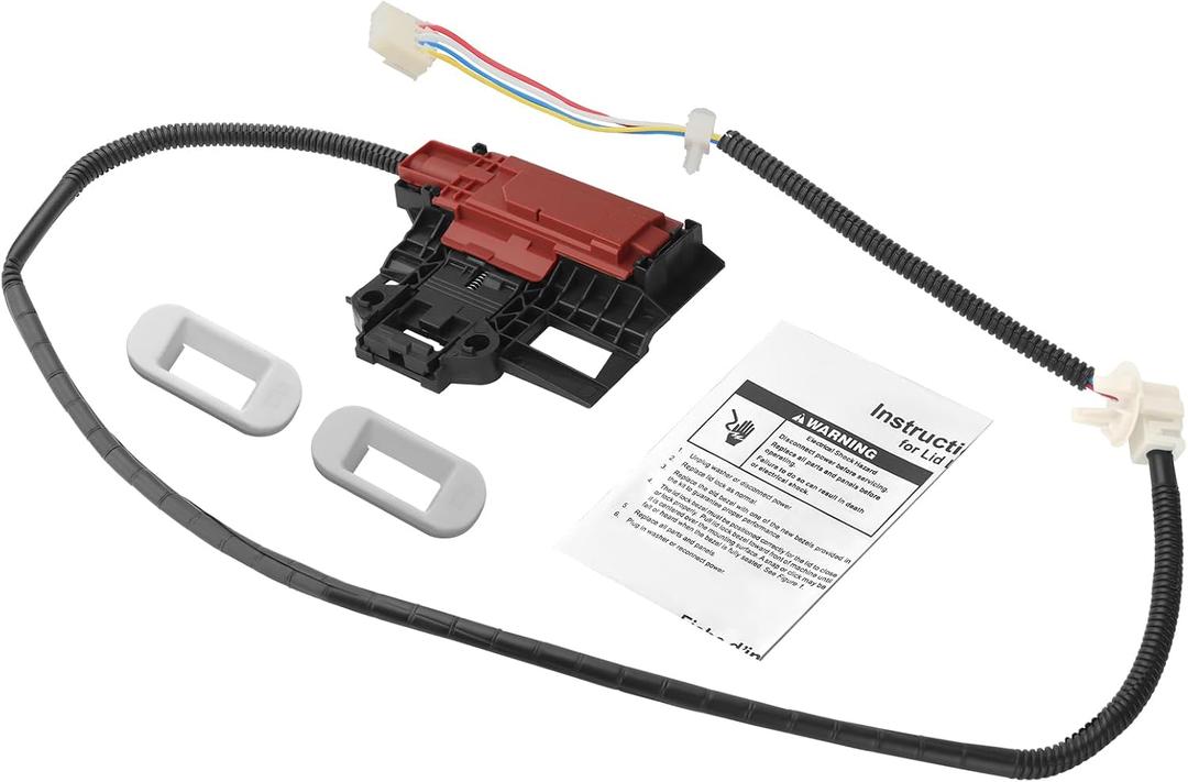 Upgraded W10404050 W10238287 Washer Lid Lock Latch Assembly Compatible for Whirl-pool Ken-more May-tag Ama-na Washer - Replaces W10404050VP W10744659 AP5263307 PS3497627 by Puxyblue