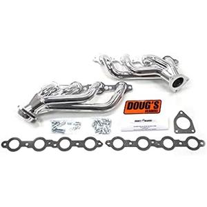 Doug's Headers D3373 1-5/8" 4-Tube Manifold Replacement Metallic Ceramic Coated Exhaust Header for Chevrolet Truck 5.3L 02-07