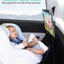 Back Seat Tablet Holder for Tesla, 360 Adjustable Model 3/Y Headrest Tablet Mount for Kids, Metal Model Y Rear Seat Stand for iPad Pro 12.9 Air Mini, Galaxy Tab/Z Fold, Fire hd, 4-13" Device