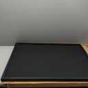 Black Large Letter Board, 24x30 Inch, Felt Menu Display with Letters (Black Felt Black Frame)