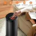 Sunnote Space Heater for Indoor Use, 1500W Electric & Portable Ceramic Heaters with 80Oscillating, Thermostat, 3 Modes, 24Hrs Timer, Room Heater with Remote, Fast Heating Safe for Bedroom Room Use (Black)