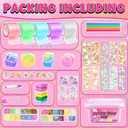 ZiZa Cute Nano Tape Bubble Kit, Nano Tape Squishy Maker Making Kit, Birthday Gifts for 4 5 6 7 8 9 10 Year Old Girls Girl, Kids Toys for Girls 4-6 6-8 7-8 8-10 10-12