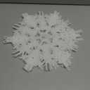 6pcs Large White Snowflakes Ornaments 12 Big Plastic Glitter Snowflake for Winter Indoor Outdoor Christmas Tree Window Room Decorations Giant Craft Snowflakes
