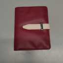 Passport Holder with Airtag for Women/Men,Airtag Passport Wallet for Travel,Cute Passport Holder Rfid Blocking,Travel Wallet for Cards Passport Cover Case (Wine red)