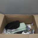 Dog Grooming Kit with Vacuum, 15000Pa Pet Hair Clipper and Shedding Brush, 50dB Low Noise, 2L Capacity, White (Green)