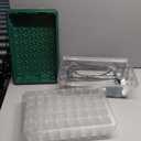 BlumWay Seed Starter Tray with Grow Light,4 Pack 160 Cells Seedling Tray with Humidity Dome/Indoor Grow Kit for Deep-Rooted Seedlings,Adjustable/Timed Light Plant Starter Set