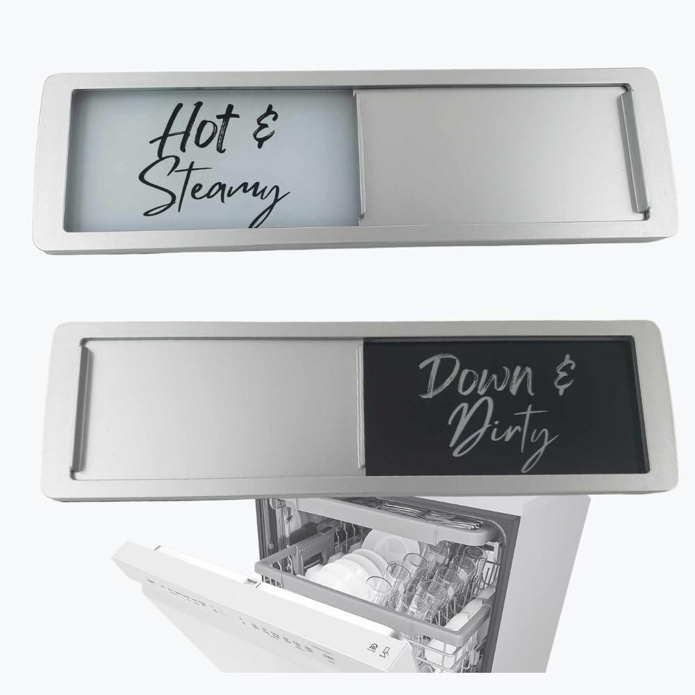 7 x Dishwasher Magnet Clean Dirty Sign Funny, Dishwasher Sign Clean Dirty Magnetic, Clean/Dirty Magnet, Down and Dirty Hot and Steamy