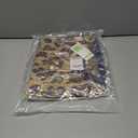 Women's Leopard Striped Cardigan Open Front Color Block Button Down Knit Sweater Fall Cropped Coat (XL)