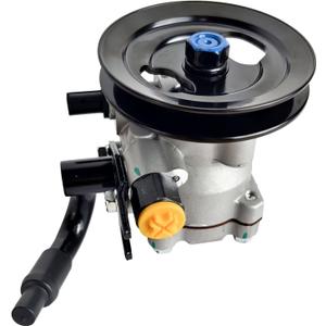 57100-1G000 Power Steering Pump with Pulley Fits for Hyundai Accent 2006 2007 2008 2009 1.6L, for Kia Rio/Rio5 2006 2007 2008 2009 2010 2011 1.6L, Power Assit Pump Assembly Replace OE# 57100-1G000