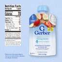 Gerber Toddler Food, Strawberry Banana, Fruit Puree and Yogurt Pouch. No Added Sweeteners, 12PK (EXP 01/31/27)