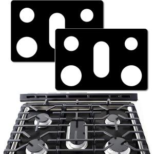Replacement Samsung Stove Top Protectors for Samsung Gas Range Stove Mat, Non-Stick Oven Liners Mat Gas Reusable Washable Keep Stove Clean Stove Guard - 2 Pack
