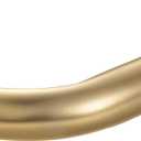 1 1/8 Inch Diameter Room Darkening Curtain Rods 28-48”, Heavy Duty Window Wrap Around Drapery Rod with Aluminum Bracket, Accessories, Wall Mounted Ceiling Mounted, Adjustable Length, Brushed Gold