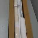 UNISHADES Panel Track Blinds, Vertical Blinds for Sliding Glass Doors, Extendable Track from 45 3/4" to 82 5/8" W, Cuttable Panel Curtains up to 96 inches high, Linen Light Filtering