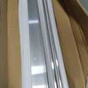 Door Threshold Ramp 6" Rise Door Ramp Aluminum Entry Ramp or Doorways Rated 800 lbs Load Capacity forWheelchair Scooters Power Chairs Walkers Metallic