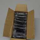 30 Pack 15 Pairs Black 1/ 2 inch Overlay Cabinet Doors Hinges, Self Closing Semi-Concealed Cabinet Hinges for Kitchen Cabinet Doors, Black Face Mount Cabinet Hardware