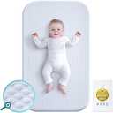 VaVaSoo Rocking Bassinet Sheet Fitted, Ultra Soft Bassinet Mattress Protector, 1 Pack size 31*19