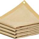 90% 8x15ft Sun Shade Cloth for Outdoor Deck Backyard Patio Garden Pergola Cover Canopy Beige