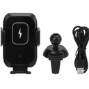 2 in 1 Wireless Car Charger, Fast Charging Auto Clamping Car Charger Phone Mount Windshield Dashboard Air Vent Phone Holder Fit for Various Smartphones