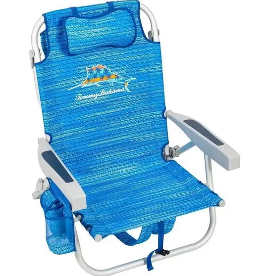 Tommy Bahama 5 Position Sailfish and Palms Backpack Beach Chair