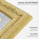 20x30 Picture Frame, HD Plexiglass 20x30 Ornate Vintage Photo Frame, 20 by 30 Oil Painting Poster Frame with Vintage Gold Border and Distressed Rust-Like Finish, Horizontal & Vertical Display for Tabletop or Wall Decor (1 Pack