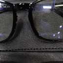 livho High Tech Blue Light Glasses - Advanced 99% Blue Light Blocking Computer Glasses - Anti Eyestrain & UV Glare Protection (*B1 Light Black+clear)