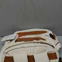 LOVEVOOK 50L Travel Backpack for Women Men,Waterproof Airline Approved Carry On Luggage Travel Essentials,TSA Carry On Backpack Personal Item Travel Bag Suitcase Weekender Traveling with Packing Cubes (X-Large-50L-4Pcs, Beige-brown)