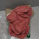 3 Pack Women's Turtleneck Sweaters Slim Fit Ribbed Knitted Bell Long Sleeve Pullover Shirt Basic Tops Fall Winter (X-Large, Khaki, Red, Black)