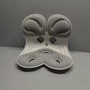 BKT Seat Cushion Chair Ergonomic Office Chair Cushions Lumbar Support for Seat Pillow Ideal for Students Office Workers Nursing Mothers Long Sitting Outdoor Fishing Floor (Grey)