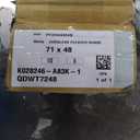 DEZ FURNISHINGS Cordless 1" Light Filtering Pleated Shade, Fabric, 71" W x 48" H, White