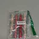 Nuanchu 4 Pcs Twisted Taper Candles Wax Unscented Smokeless Spiral Swirl Candlesticks for Wedding Holiday Dinner Party Home Decorations(7.87 Inch,Pure,Valentines Color)