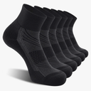 CelerSport 6 Pack Men's Ankle Socks with Cushion, Sport Athletic Running Socks L