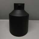 LCGP 5" Inlet 10" Outlet 15" Long Rolled End Angle Cut Bolt On Exhaust Tip Tail Pipe,Black Powder Coated.