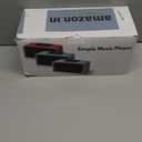 iGuerburn Simple Music Player for Dementia Elderly Seniors Easy MP3 Player as Alzheimers Dementia Visually Impaired Patients Product Gift One-Touch Controls ON/Off Retro Music Box (Cyan)