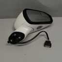 Dasbecan Right Passenger Side Mirror Assembly Compatible with Ford Fusion 2016-2020 Power | Heated | Turn Signal | Puddle Light | Manual Folding l FS73-17682 | White | 7Pins