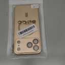 Misscase Magnetic for iPhone 17 Pro Max Case,Comes with Camera Lens Protector,Compatible with Magsafe,Soft TPU Full Protection Slim Smooth Bumper Shockproof Phone Cover Gold