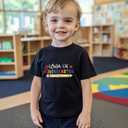 ArtJaroz Toddler First Day of Kindergarten Shirt for Girls Boys Kids 1st Day of School Shirts 2025 Back to School Tshirt Cotton 2T-8Y (Black)