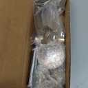 Ivilon Drapery Treatment Window Curtain Rod - Acrylic Ball 1 inch Pole. 72 to 144 Inch. Warm Gold