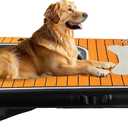 Dog Pool Ramp - Inflatable Dog Boat Ramp (60" x 40"), Safe & Easy Water Access, Supports Dogs Up to 210 Pounds, Suitable for Pool, Dock & Lake