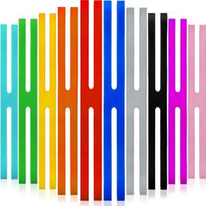 Outus 9 Inch H-Band Silicone Rubber Bands Assorted Color Elastic Rubber Wrapping Bands for Books, Cameras, Art, Cooking, Wrapping, Exercise, Bag Wraps (Multicolour,20)